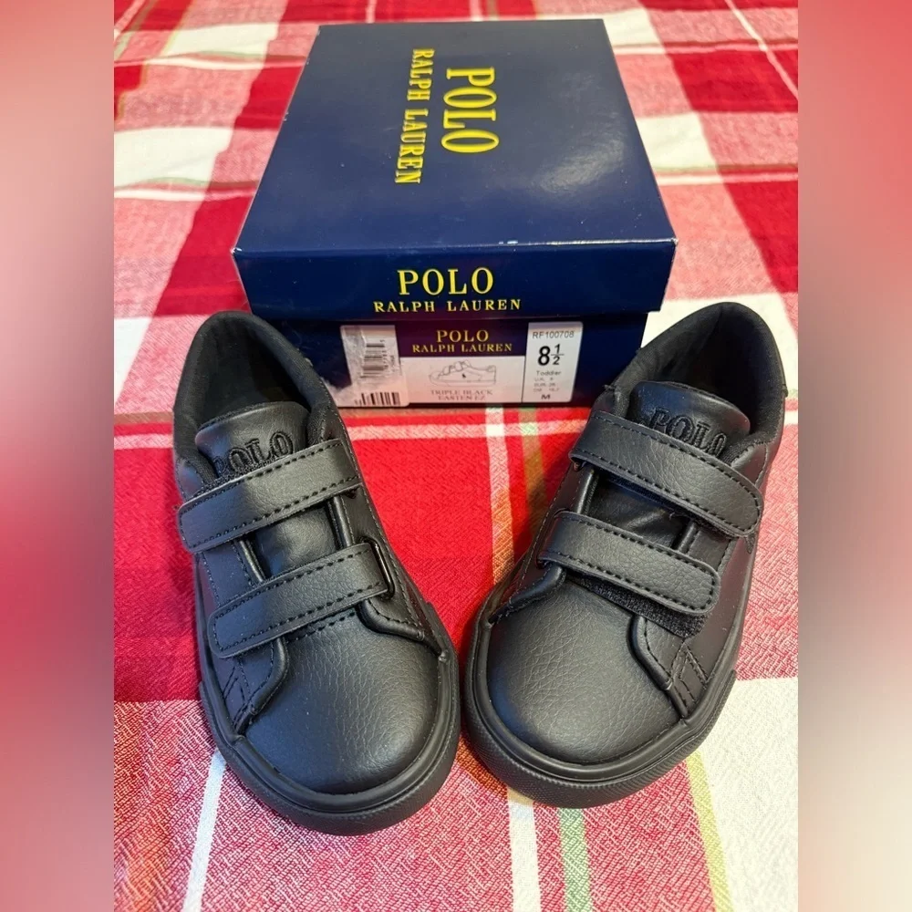 Polo by Ralph Lauren Kids Black Fashion Sneakers